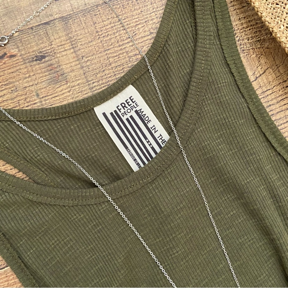FREE PEOPLE Ribbed Swing Tank - Picture 3 of 11